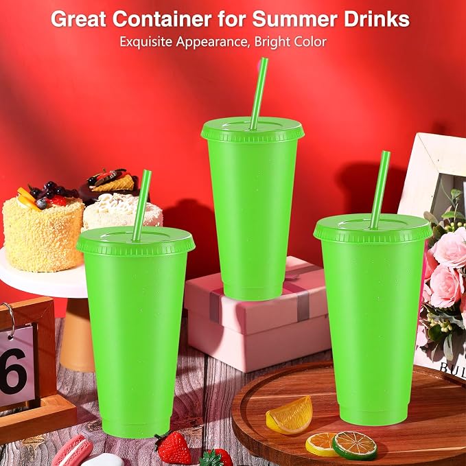 Amyhill 24 Pcs Reusable Cups