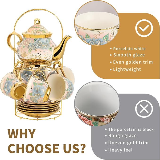 20 Pieces Porcelain Tea Set