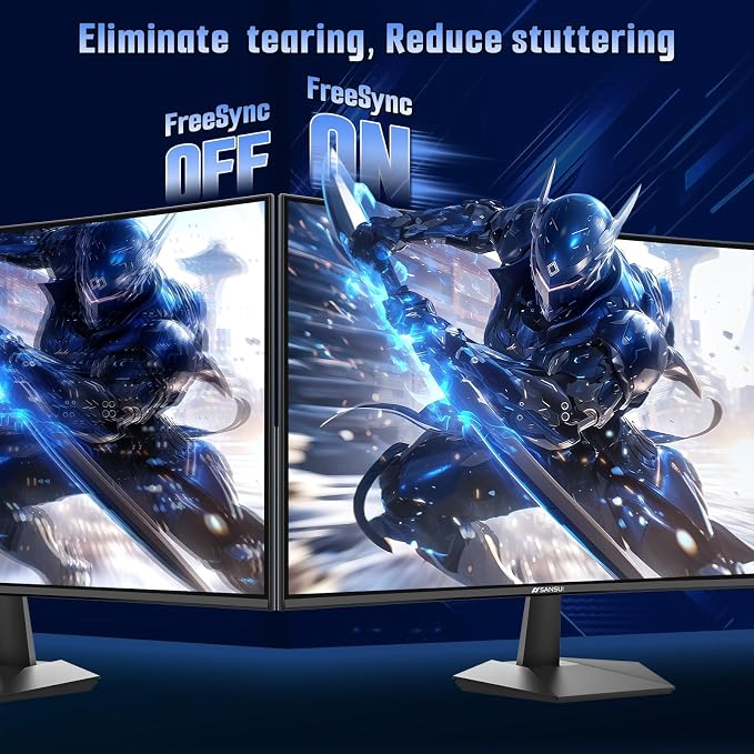 SANSUI Curved 24 Inch Gaming Monitor 160Hz FHD 1080P Computer Monitor, MPRT 1ms