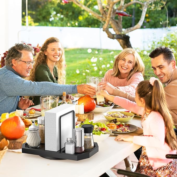 Rotating Napkin Holder for Table