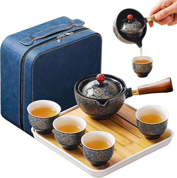 Chinese Tea Set, Chinese Gongfu Tea Set, Portable Teapot Set