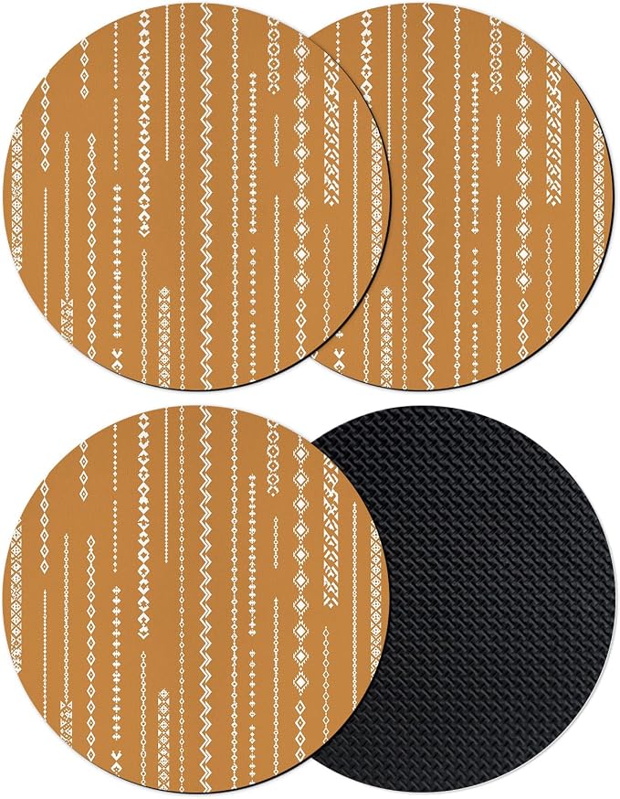 Vintage Simple Coasters Set of 4 Absorbent Coasters