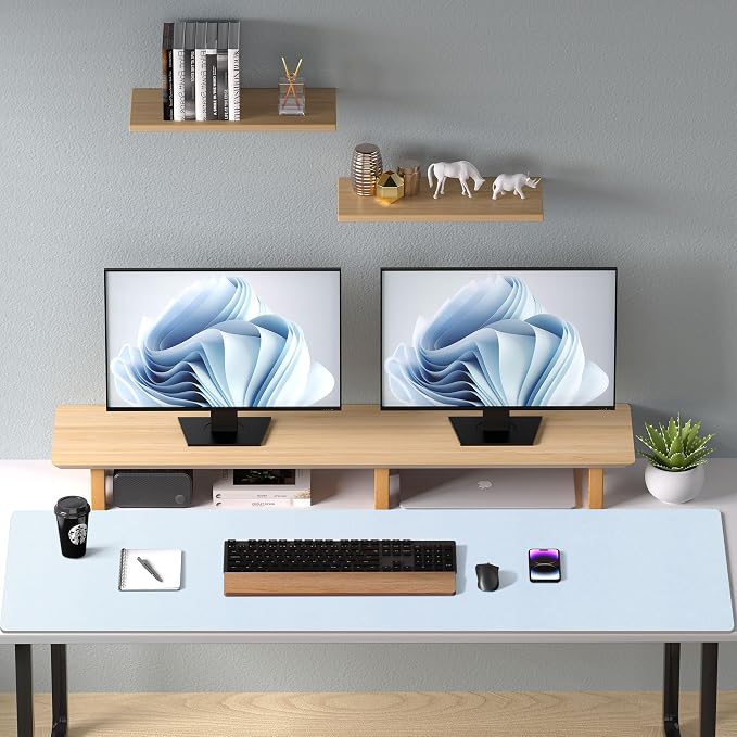 Aothia Leather Desk Pad Protector, Office Desk Mat, Large Mouse Pad, Non-Slip