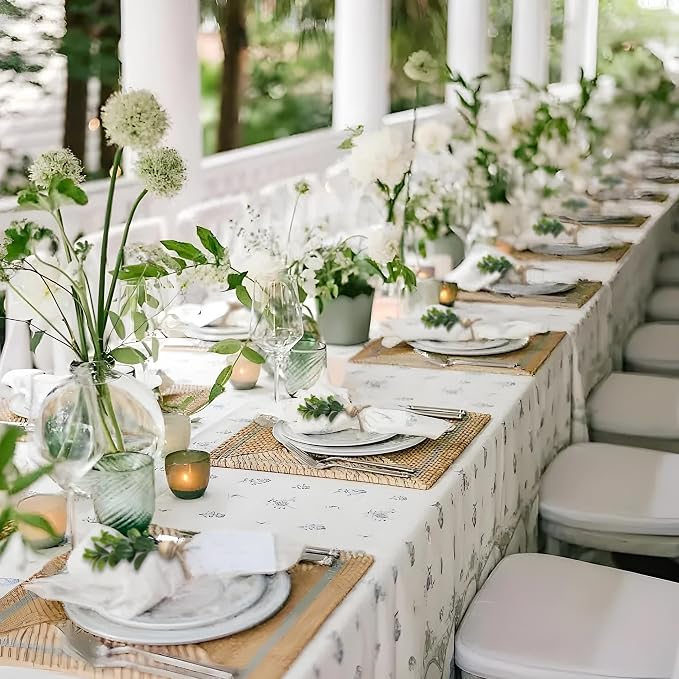 MAOANME Rustic Eucalyptus Leaf Napkin Rings