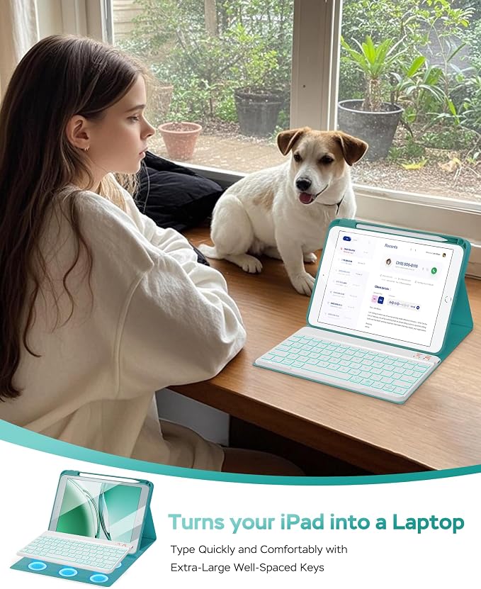 Keyboard Case for iPad 9th 8th 7th Generation 10.2"