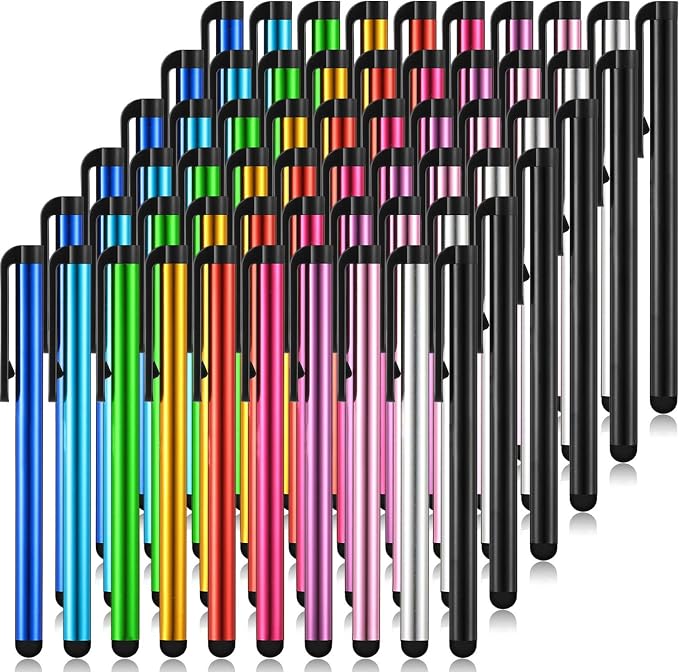 Outus 60 Pieces Stylus Pens Slim Capacitive Stylus Touch Pens