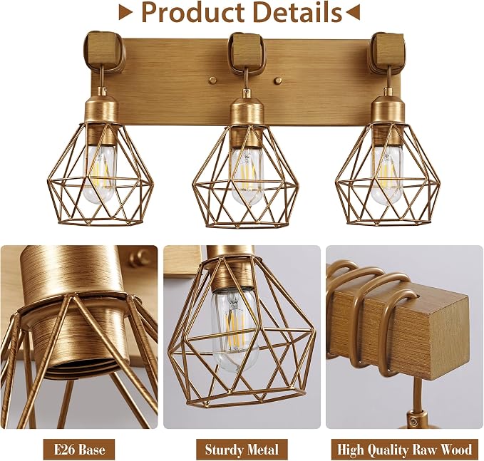 Farmhouse Bathroom Light Fixtures