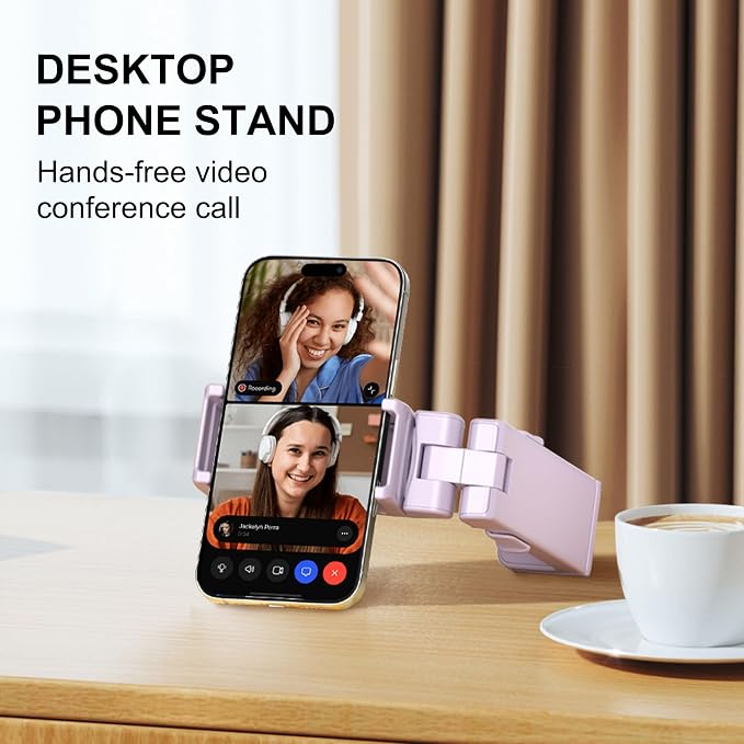 Perilogics 2025 Upgraded Travel Essentials Must Have Airplane Phone Holder