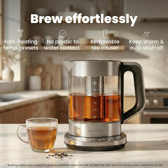 Viante Alba Electric Tea Kettle