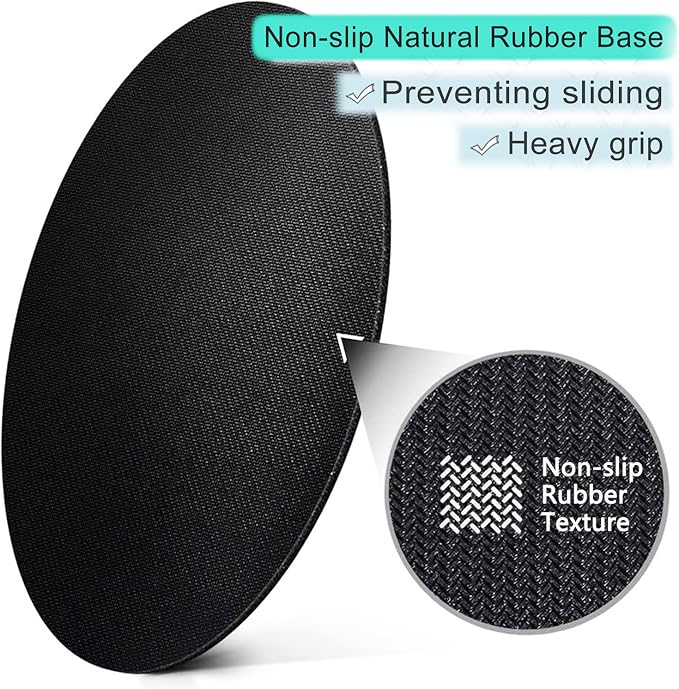 ITNRSIIET Round Mouse Pad with Stitched Edge Premium-Textured Waterproof