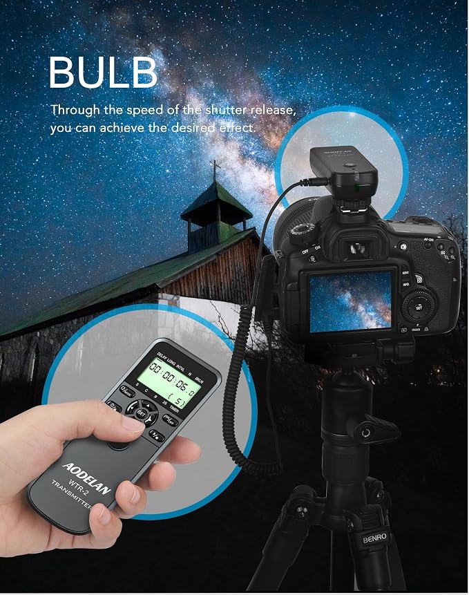 Wireless Timer Shutter Release Compatible