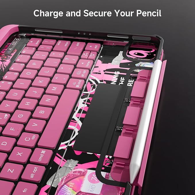 Keyboard Case for iPad 11 inch Pro 4/3/2/1st Gen & 11’’ iPad Air 2025 M3