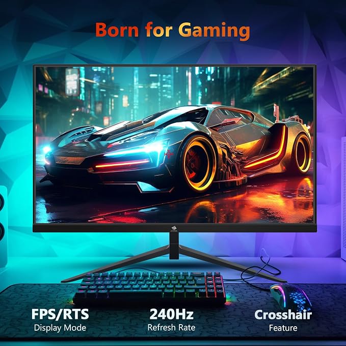Z-Edge 24.5 inch 240Hz 165Hz 144Hz Gaming Monitor, FHD 1080p, MPRT 1ms
