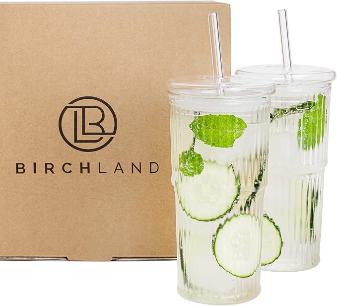 Birchland All Glass Iced Coffee Cup