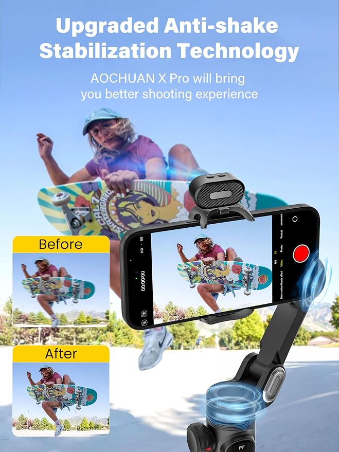 Smartphone Gimbal Stabilizer, 3-axis Stabilizer