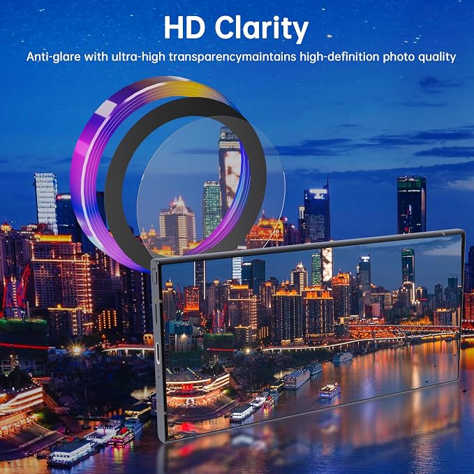 For Samsung Galaxy S25 Ultra Camera Lens Protector, Individual Lens Protector