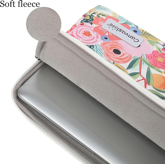 Canvaslove Floral Pattern Laptop Sleeve Case Cover