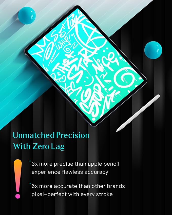 Stylus Pen for Apple iPad 2018-2025, Compatible