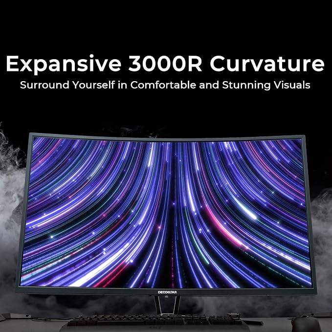 Deco Gear 39" Curved Ultrawide Gaming Monitor | 2560x1440 | 1ms MPRT | 165 Hz |