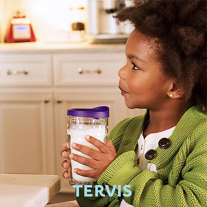 Tervis Clear & Colorful Lidded Made in USA Double Walled Insulated Tumbler