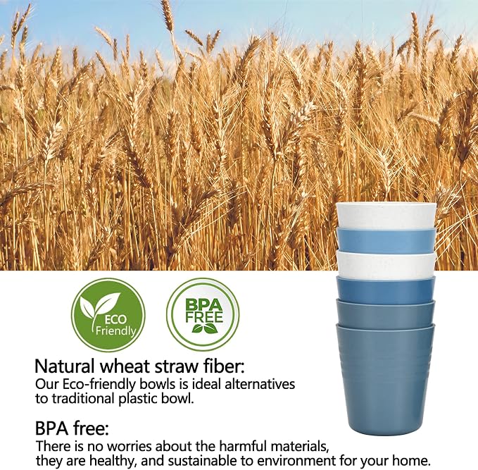 Homestockplus 8 Ounce Small Tumbler Cups, Unbreakable Drinking Cups Microwave