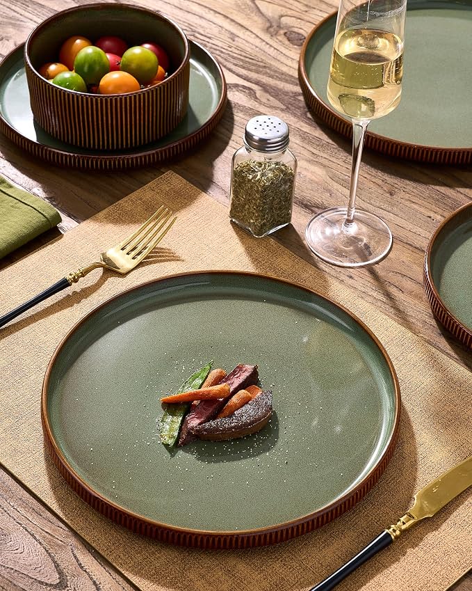 Stoneware Dinnerware Sets, Reactive Glaze Dishes Set