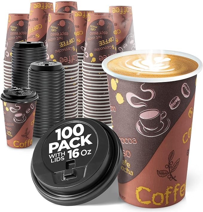 Shop Square Disposable Coffee Cups