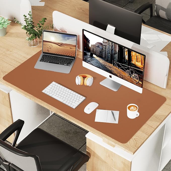 Leather Desk pad Protector, Large Desk mat