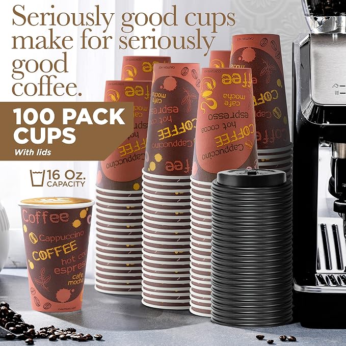 Shop Square Disposable Coffee Cups