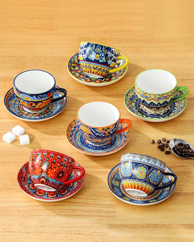 vancasso 8oz Porcelain Cappuccino Cups