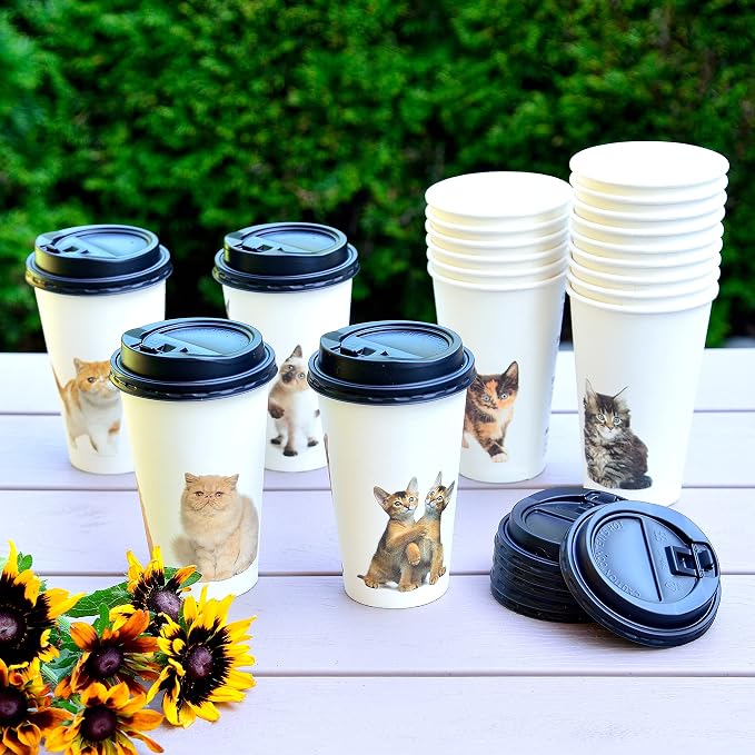 Youngever 72 Sets Disposable Coffee Cups