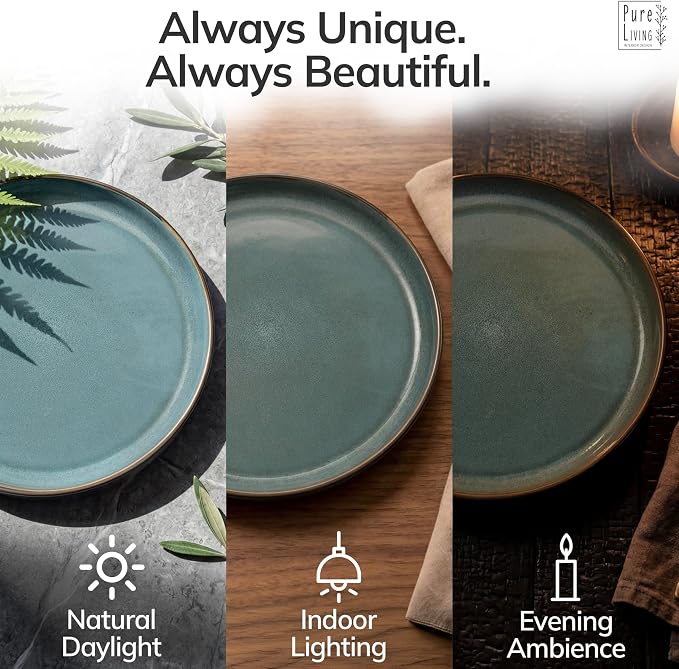 12 Piece Stoneware Dinnerware Set