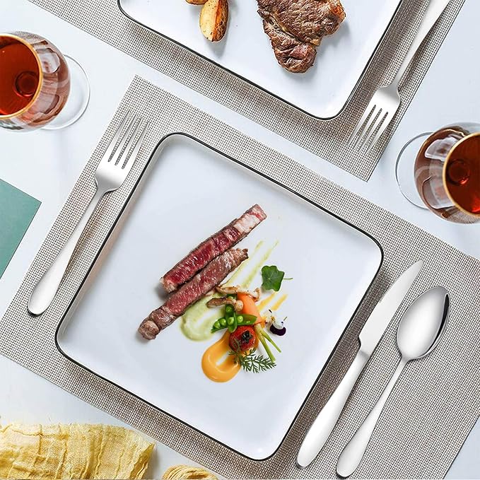 LIANYU 72-Piece Silverware Set