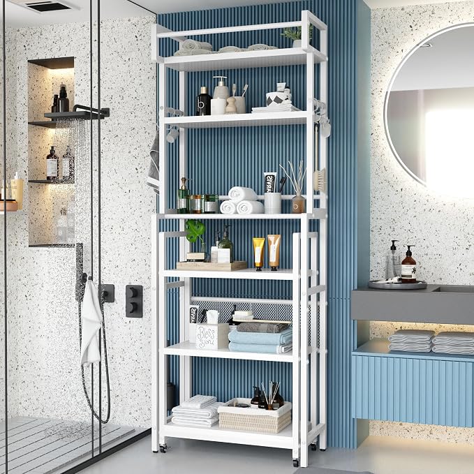 6-Tier Over The Toilet Storage Shelf