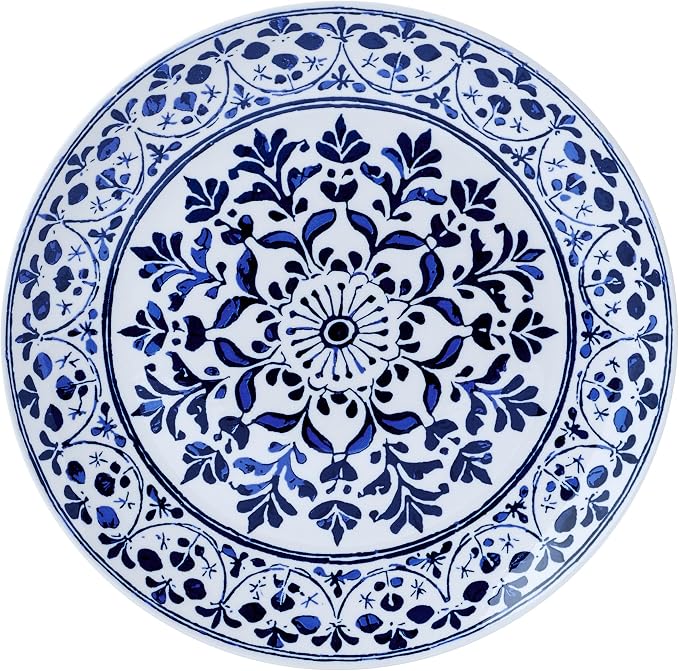Pfaltzgraff Medallion Radiance 12 Piece Stoneware Dinnerware Plate Bowl Dish Set