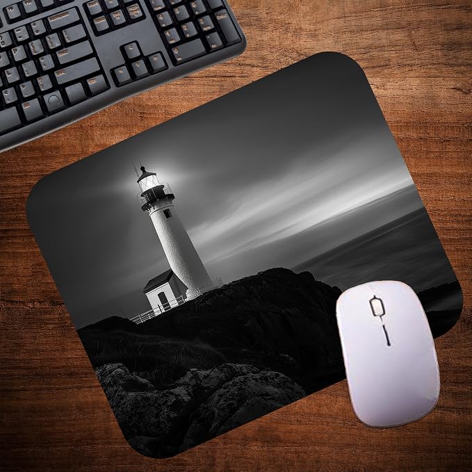 Coastal Shoreline Waves Sandy Beach Theme Mouse Pad Mat Mousepad