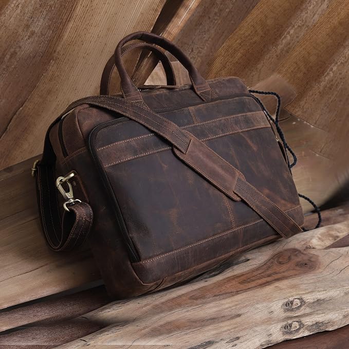 VC VINTAGE COUTURE Leather briefcase bag