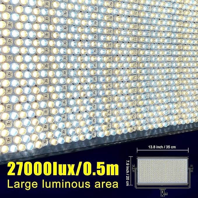GVM 1500D RGB Video Light, 75W Photography Light
