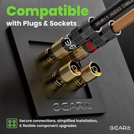GearIT 14 Gauge 2 x 2.5mm Speaker Wire Cca Cca Cable