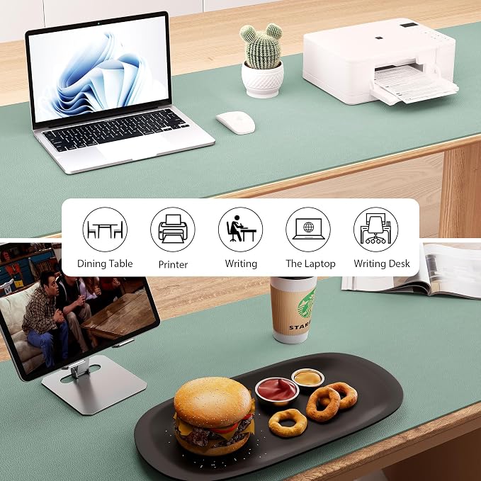 Aothia Leather Desk Pad Protector